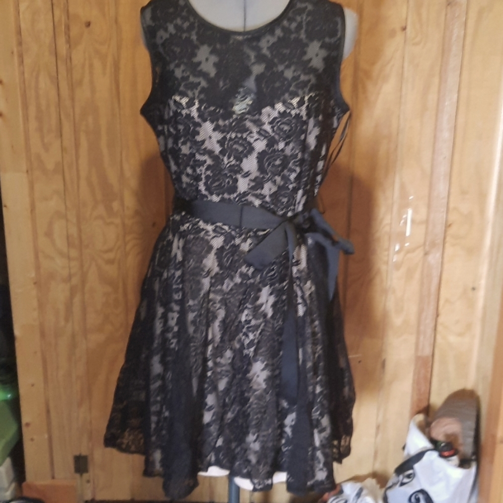 DJ Jaz black dress